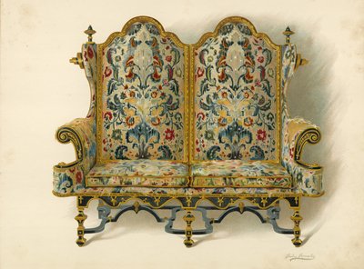 Settee, the Property of the Duke of Leeds by Shirley Charles Llewellyn Slocombe